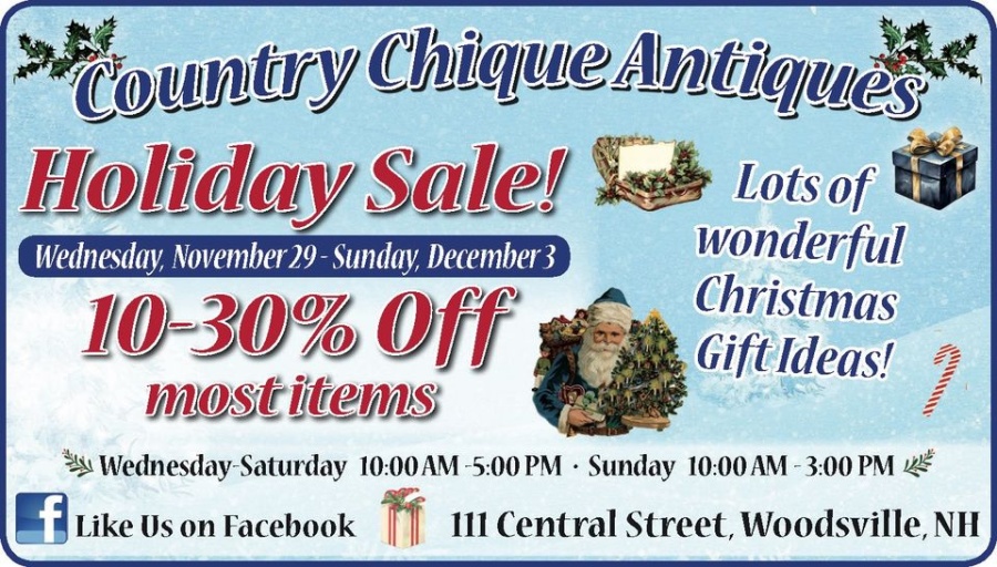 Country Chique Antiques Holiday Sale